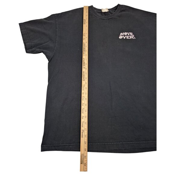 Vintage Wrangler "Move Over" Bulls Rule Biker T Shirt Size‎ 2XL - Picture 9 of 9